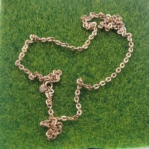 Avon Elegant Gold Tone Chain Necklace 28 Inch N3827